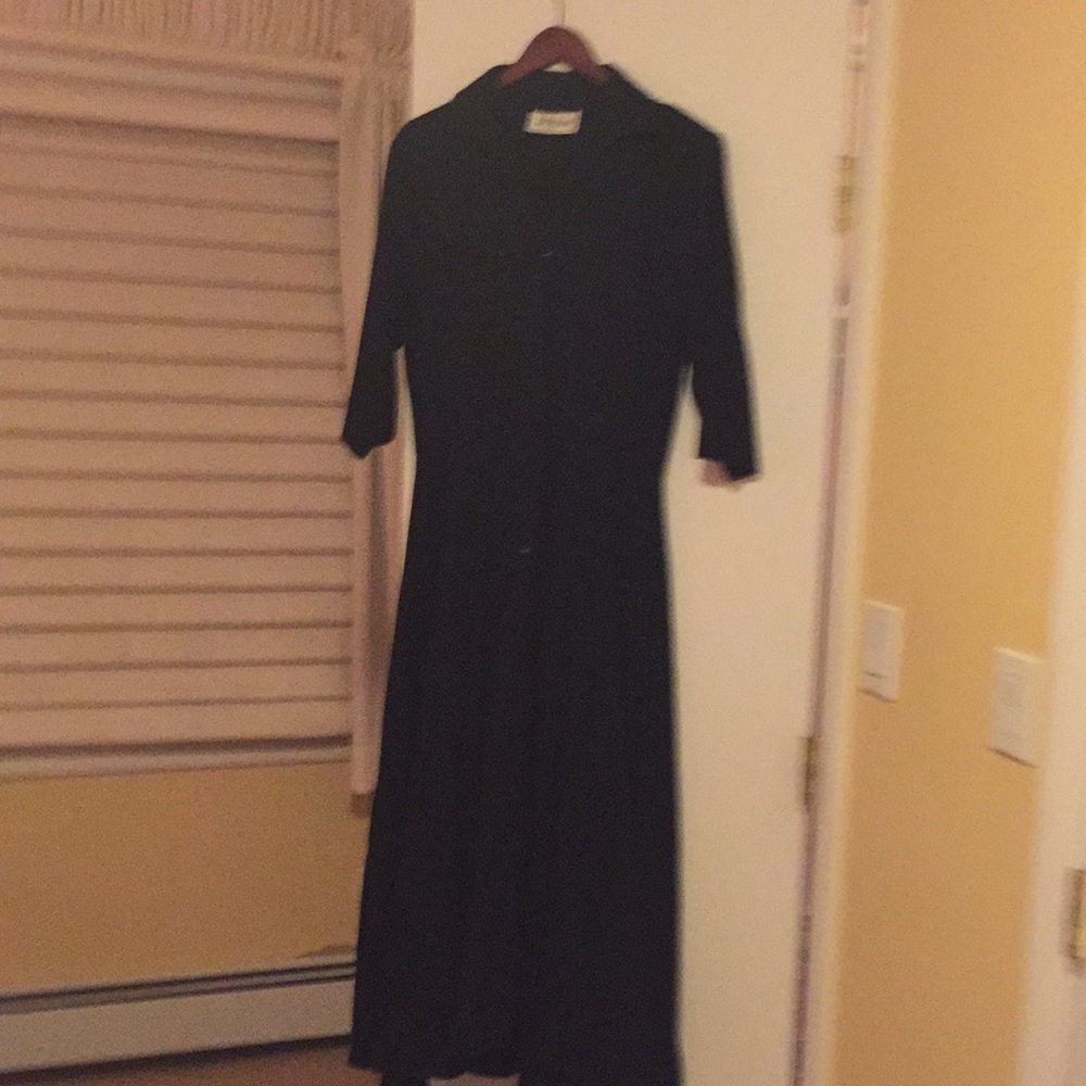 Vintage Black Shirtwaist Dress from Barney’s NYC